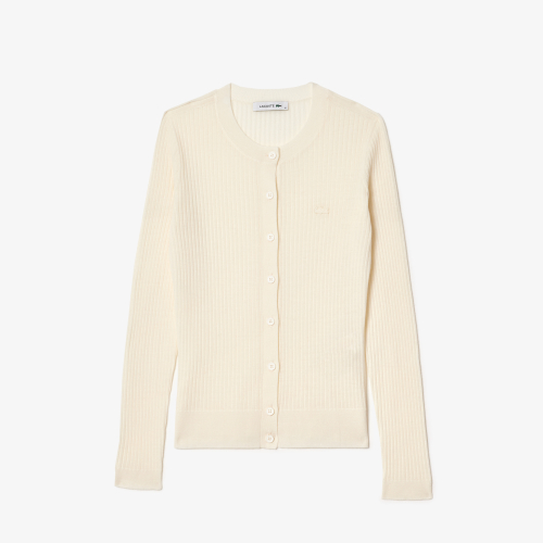 3D Knit Merino Wool Cardigan