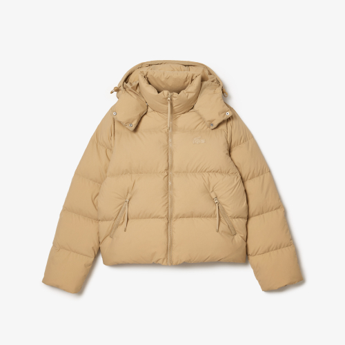 Padded Down Logo Jacket with Hood