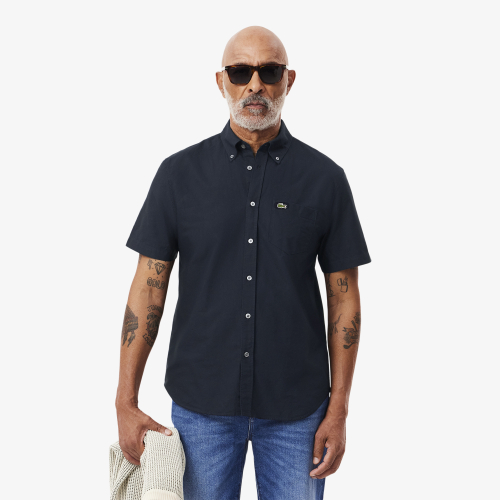 Regular Fit Short Sleeved Oxford Shirt
