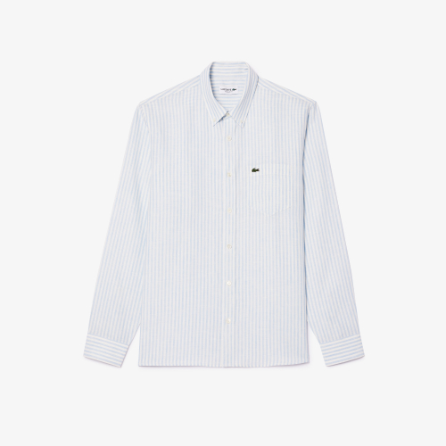 Regular Fit Striped Linen Shirt