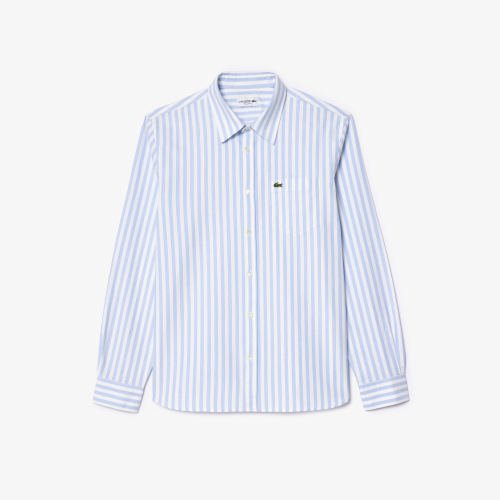 Regular Fit Striped Oxford Cotton Shirt