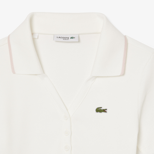 L.12.D Slim Fit Contrast Collar Polo Shirt