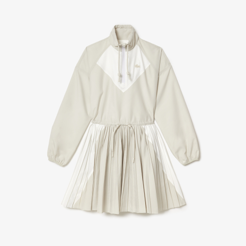 Long-Sleeved Colourblock Dress