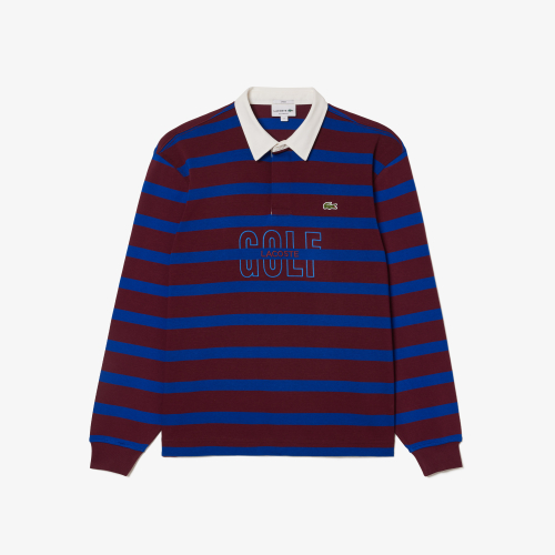 Long Sleeve Striped Rugby Shirt