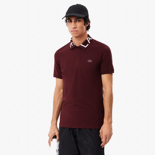 Lacoste Movement Jacquard Collar Polo