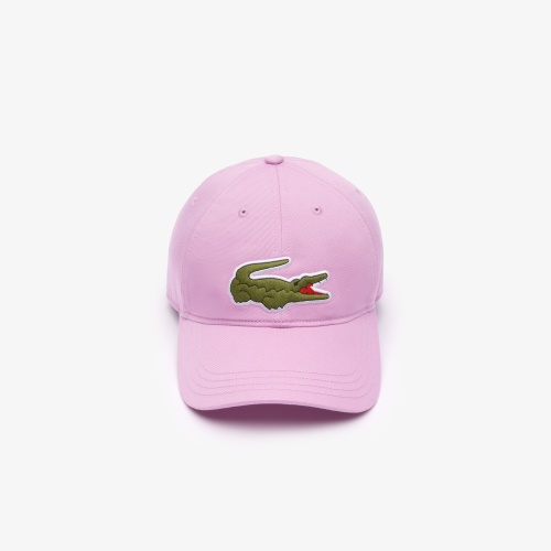 Unisex Lacoste Adjustable Organic Cotton Twill Cap