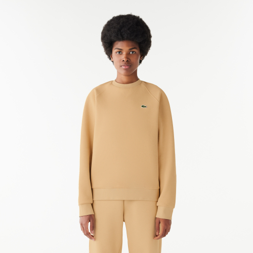 Regular Fit Double Face Piqué Crew Neck Sweatshirt