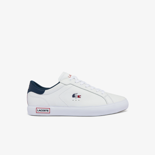 Men's Powercourt Tricolor Leather Trainers