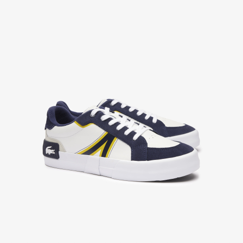 Men's L004 Leather Colourblock Trainers