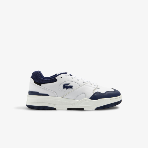 Men’s Lineshot Mesh Collar Leather Trainers