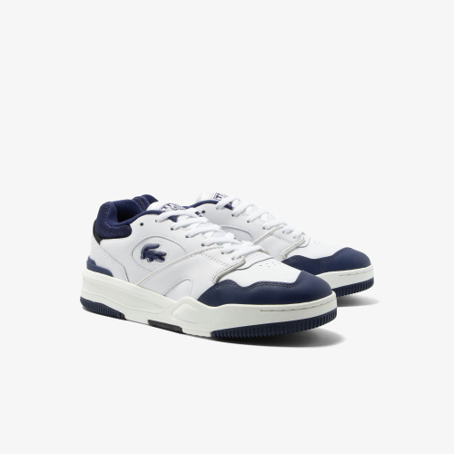 Men’s Lineshot Mesh Collar Leather Trainers