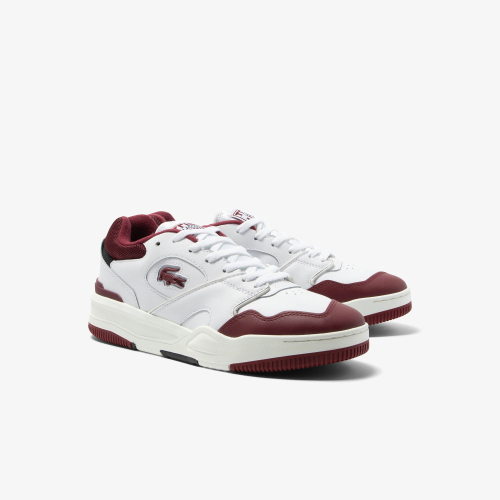 Men’s Lineshot Mesh Collar Leather Trainers