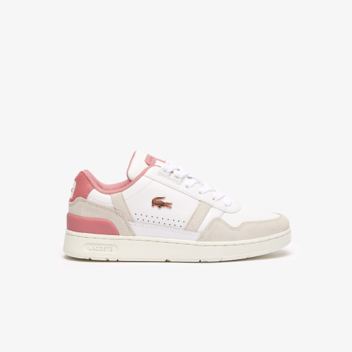 Women's T-Clip Contrasted Leather Trainers 