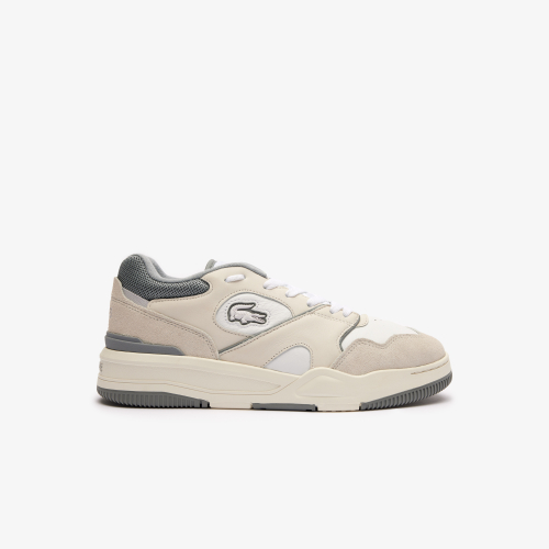 Men's Lineshot Leather Logo Trainers 
