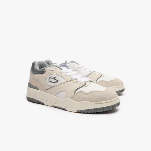 Men's Lineshot Leather Logo Trainers 