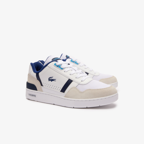 Men's T-Clip Contrasted Leather Trainers 