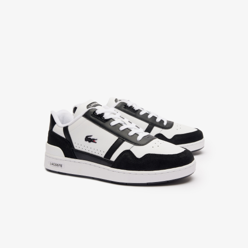 Men's T-Clip Logo Leather Trainers 