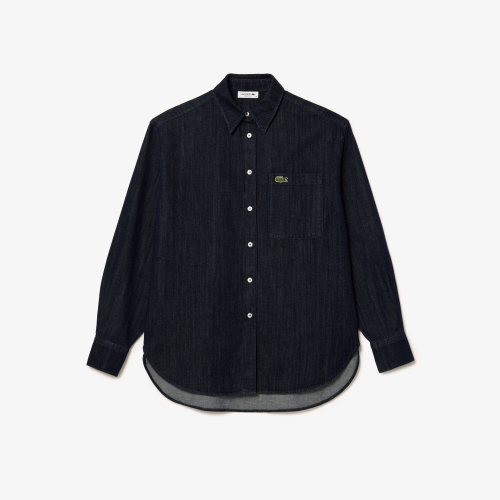 Women's Lacoste Cotton Denim Shirt