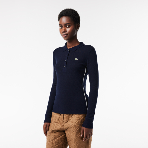 French Made Long Sleeve Polo Shirt