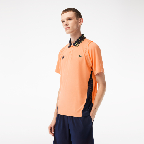 Men's Lacoste Sport Roland Garros Edition Ultra-Dry Two Tone Polo Shirt