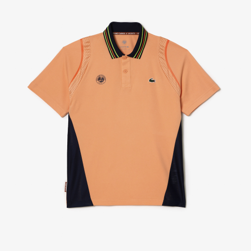 Men's Lacoste Sport Roland Garros Edition Ultra-Dry Two Tone Polo Shirt
