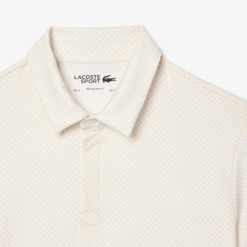Ultra-Dry Anti-UV Mini Print Golf Polo Shirt  