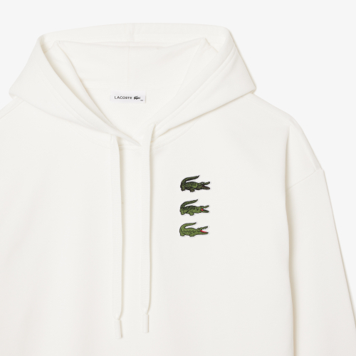 Cotton Fleece Hooded Sweatshirt Dress