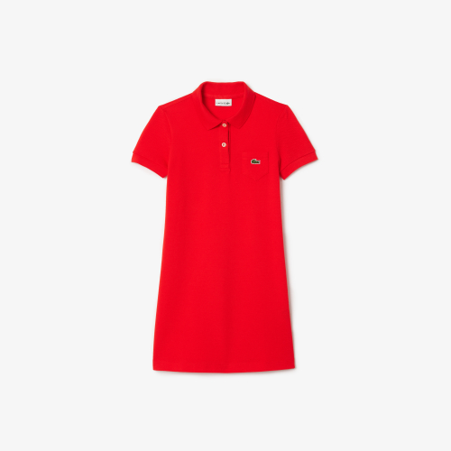 Girl’s Polo-Style Cotton Dress