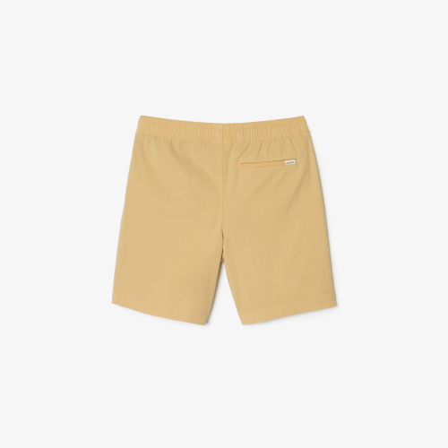Boy’s Lacoste Lightweight Cotton Gabardine Bermuda Shorts