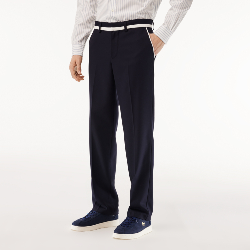 Polyviscose Badge Suit Pants