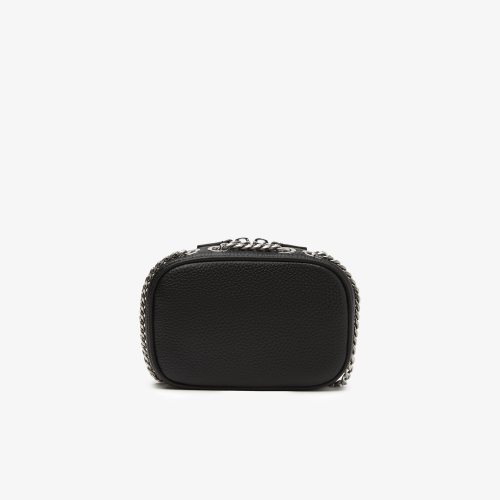 Women’s Lacoste Top Grain Leather Square Shoulder Bag 
