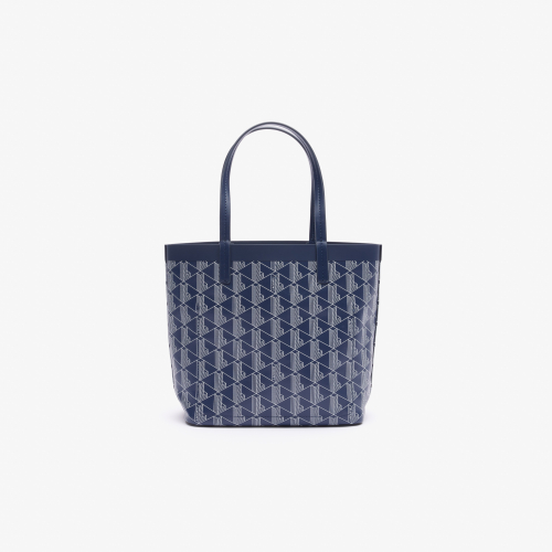 Zely Coated Canvas Monogram Small Tote
