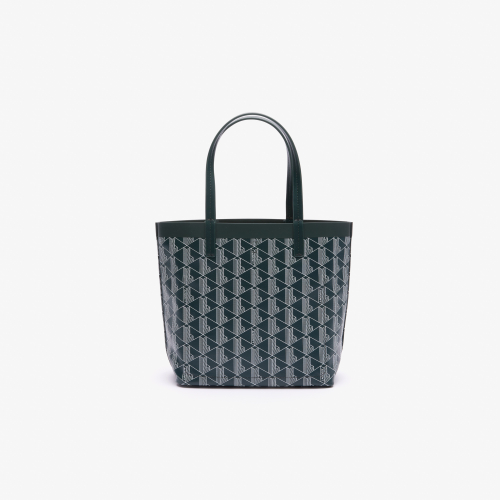 Zely Coated Canvas Monogram Small Tote