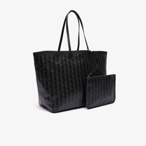 Zely Coated Canvas Monogram Large Tote