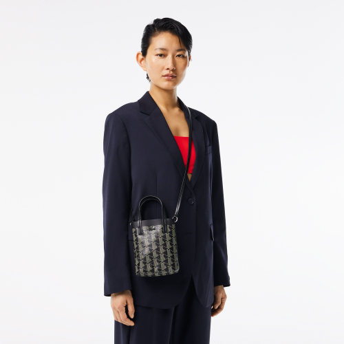 Zely Coated Canvas Monogram Mini Tote