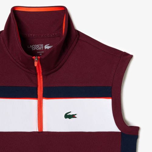 Contrast Ripstop Piqué Tennis Polo Shirt