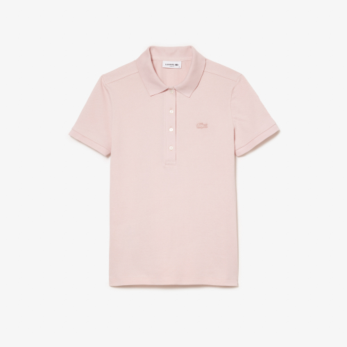 Women’s Lacoste Regular Fit Striped Organic Cotton Polo