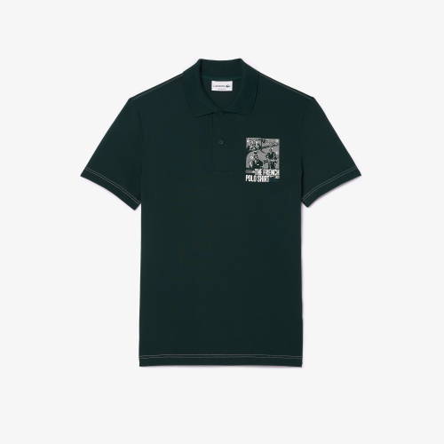 Lacoste Comics Graphic Movement Polo