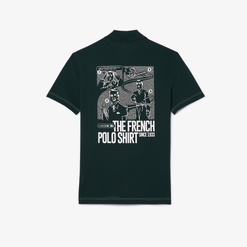 Lacoste Comics Graphic Movement Polo