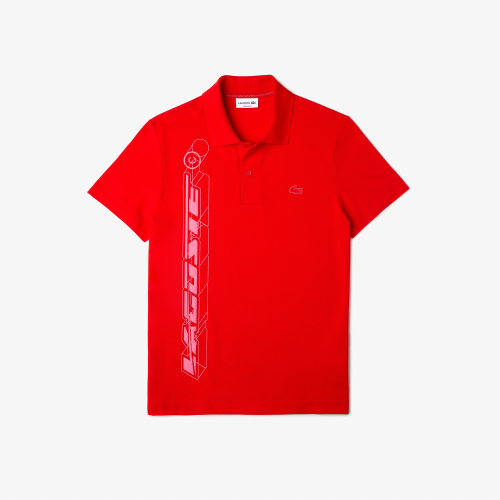 Men's Lacoste 3D Branded Polo Shirt