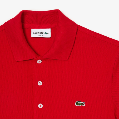 Slim Fit Stretch Piqué Polo Shirt
