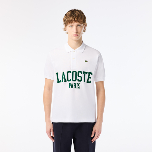 Original L.12.12 Lacoste Flocked Pique Polo Shirt 