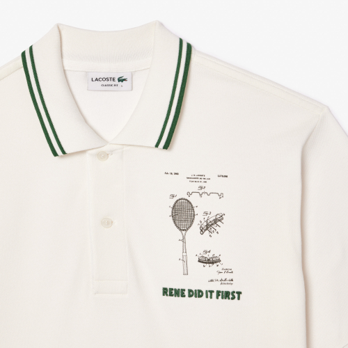 Original L.12.12 Embroidered Patent Cotton Polo Shirt