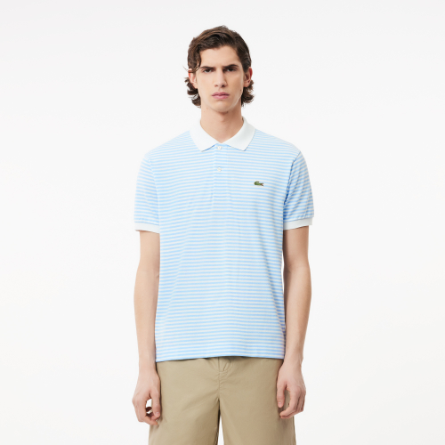 Original L.12.12 Striped Cotton Polo Shirt 