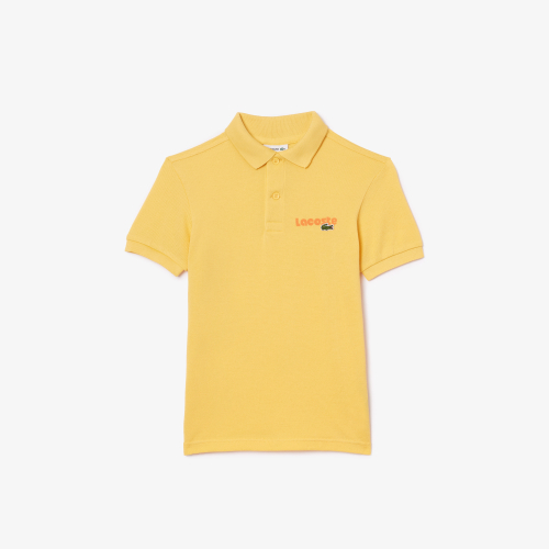 Lacoste Print Cotton Piqué Polo Shirt  
