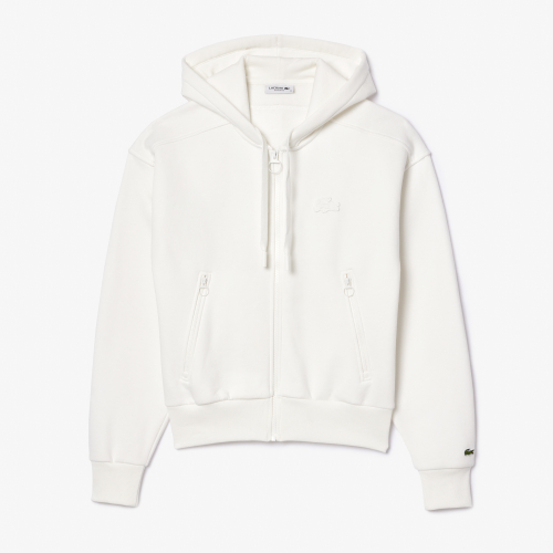 Zipped Cotton Jogger Sweatshirt 
