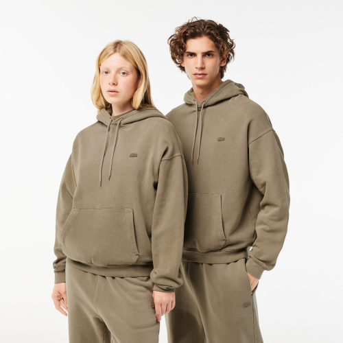 Loose Fit Cotton Fleece Hoodie