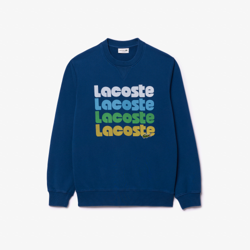 Washed Effect Ombré Print Jogger Sweatshirt