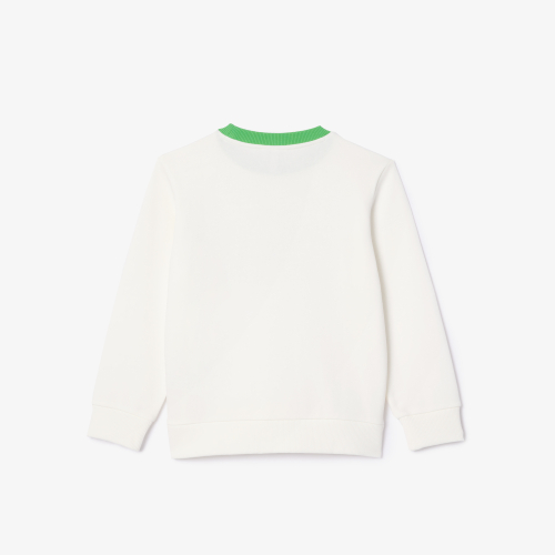 Printed Crew Neck Fleece Sweatshirt